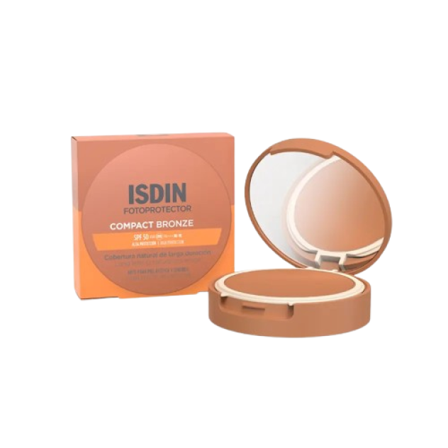 Pudra pentru ten cu protectie solara ISDIN FOTOPROTECTOR COMPACT SPF50 bronze 10 g